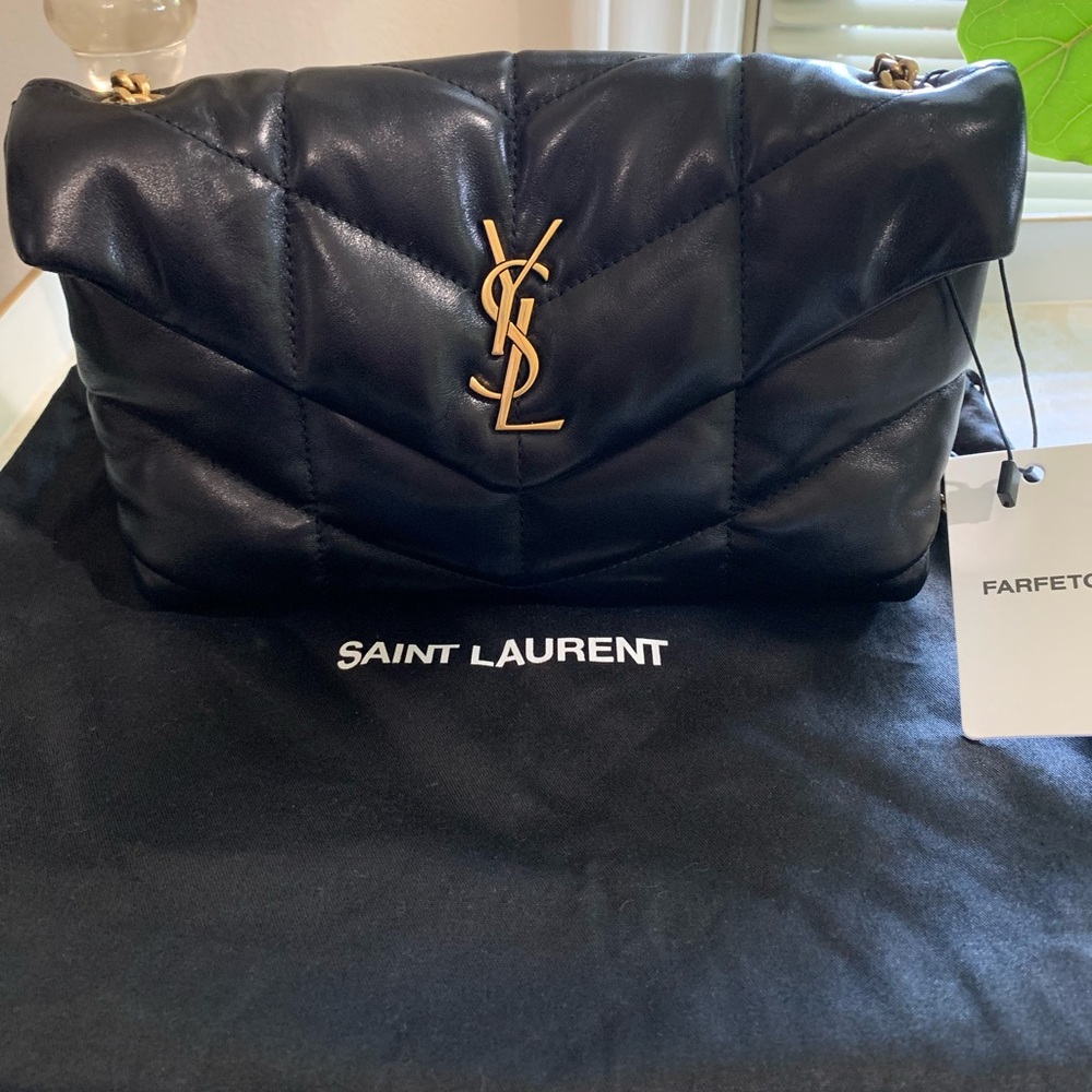 New authentic Saint Laurent toy lou lou puffer